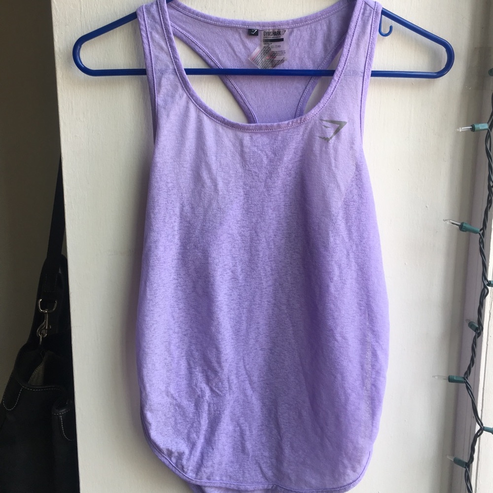 GYMSHARK high low tank size XS